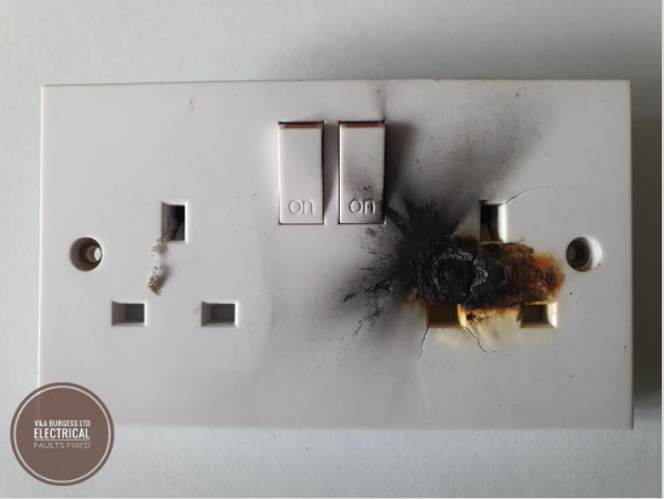 Burnt Socket - Electrical Faults Fixed