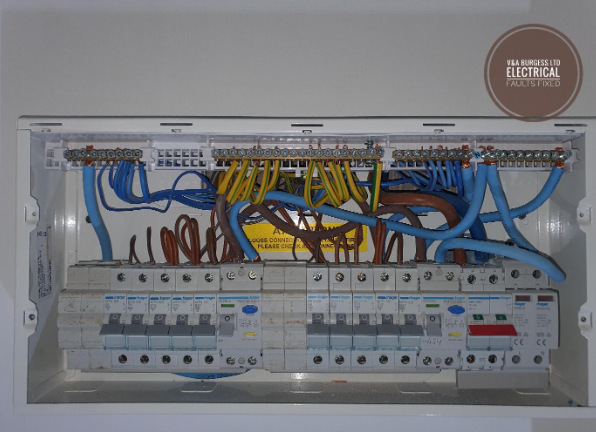 Modern Consumer unit / Electrical panel well installed -Electrical Faults Fixed