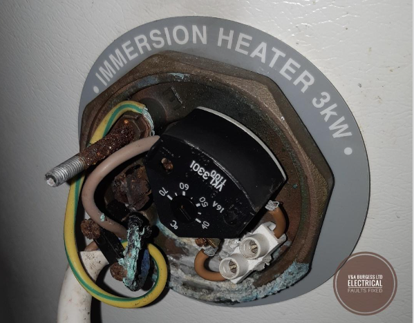 Faulty Connection in Immersion Heater - Electrical Faults Fixed