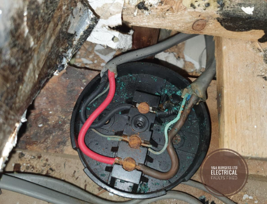 Electrical Faults Fixed - Electrical Cable in an Attic