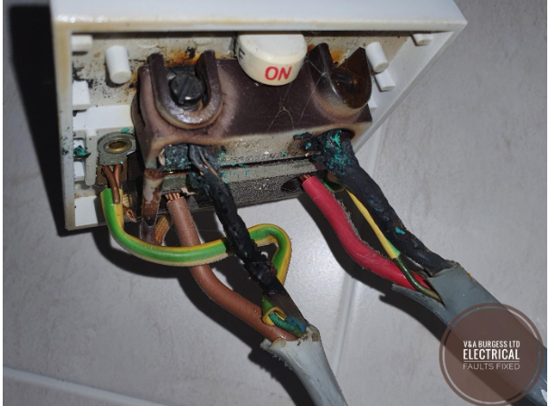 Burnt Wiring - Electrical Faults Fixed