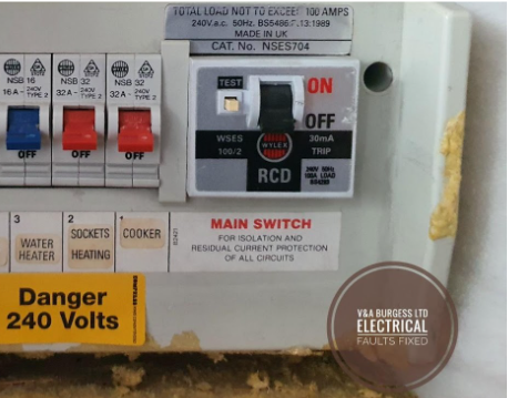 RCD Switch - Electrical Faults Fixed