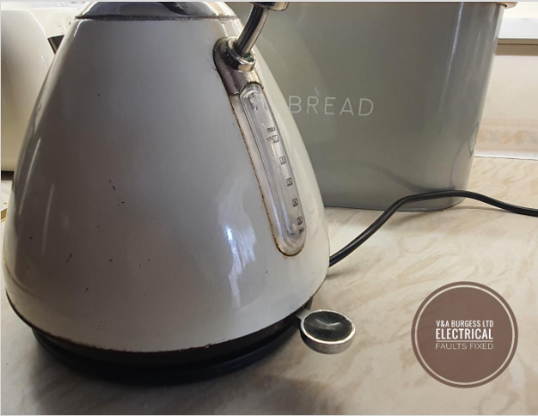 A kettle using its full power - Electrical Faults Fixed