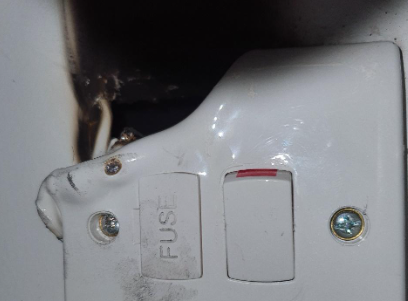 Electrical Faults Fixed - Immersion switch burnt out