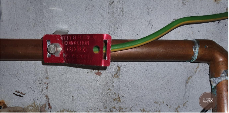 Earth Connection to Pipework - Electrical Faults Fixed