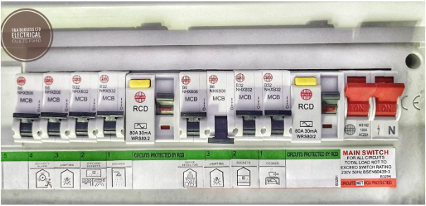 Dual RCD Consumer Unit - Electrical Faults Fixed