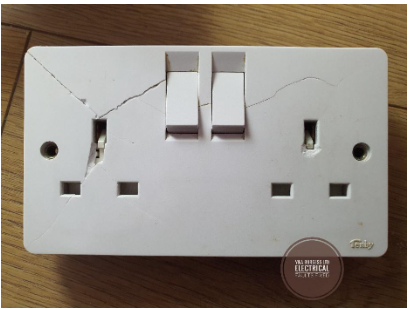 Damaged plug socket - Electrical Faults Fixed