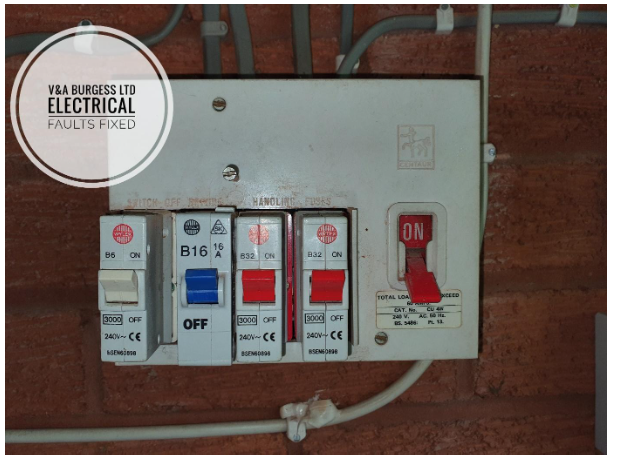 Old Style Breaker Box - Electrical Faults Fixed