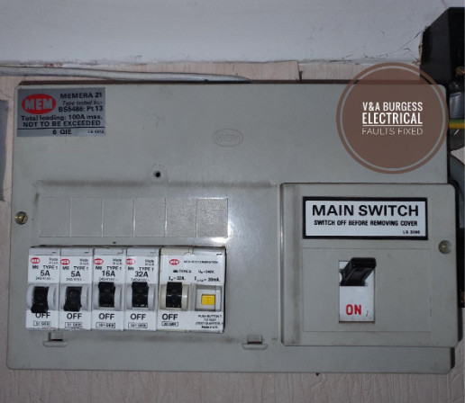 Tripped Main Switch - Electrical Faults Fixed