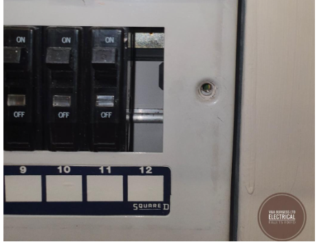 Electrical Panel with space for additional circuit -Electrical Faults Fixed